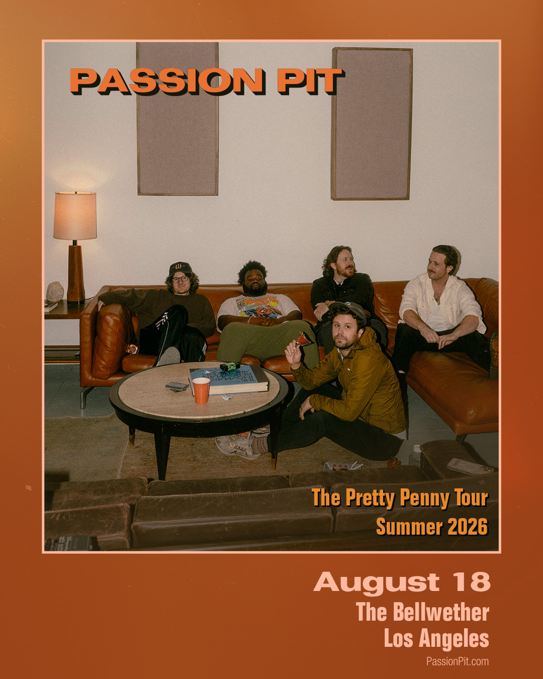 Member Only: Passion Pit at The Bellwether on August 18th